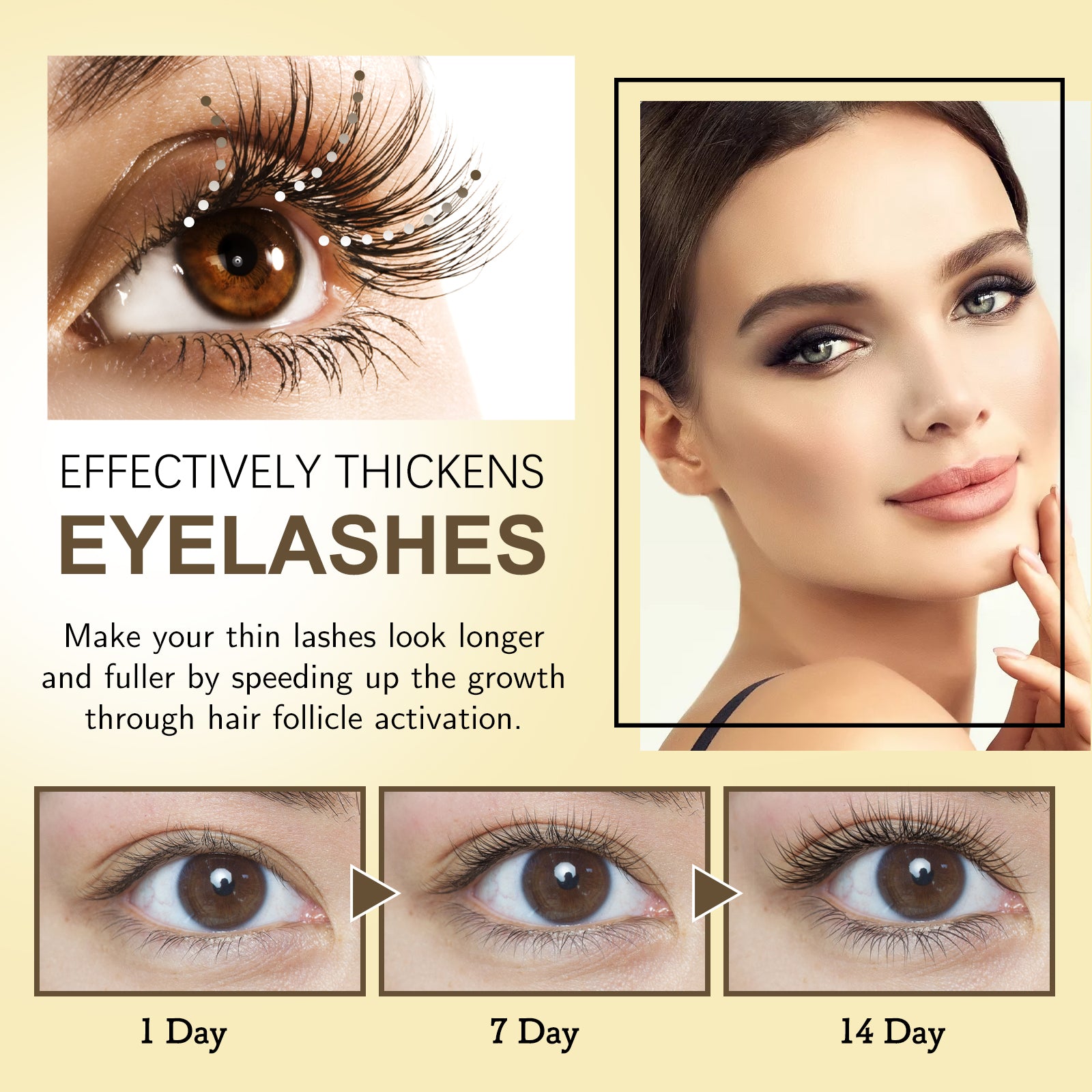 EELHOE Eyelash & Eyebrow Growth Serum – Lengthening Lash Enhancer