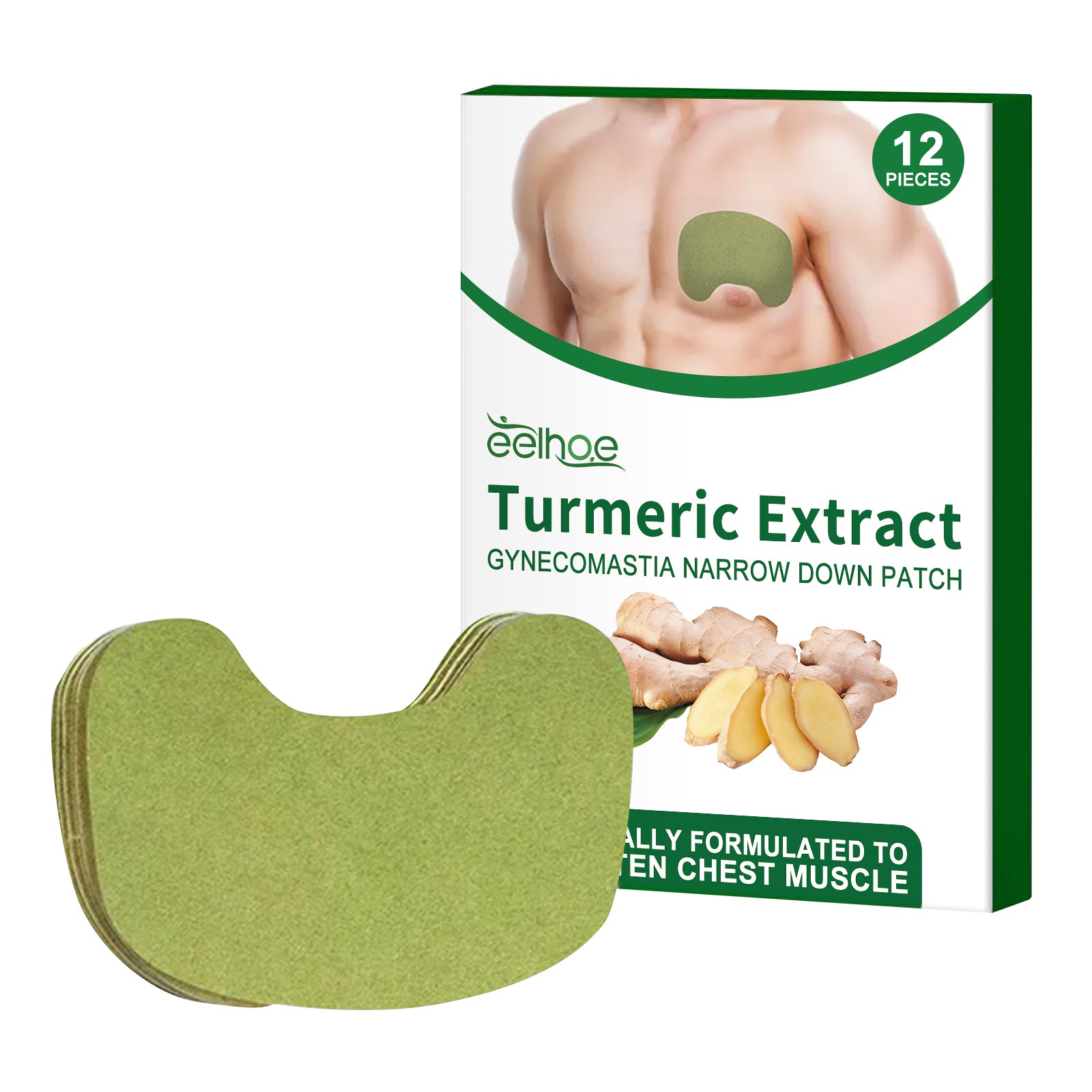 EELHOE Men’s Chest Firming Patch – Anti-Sagging Chest Care Pads