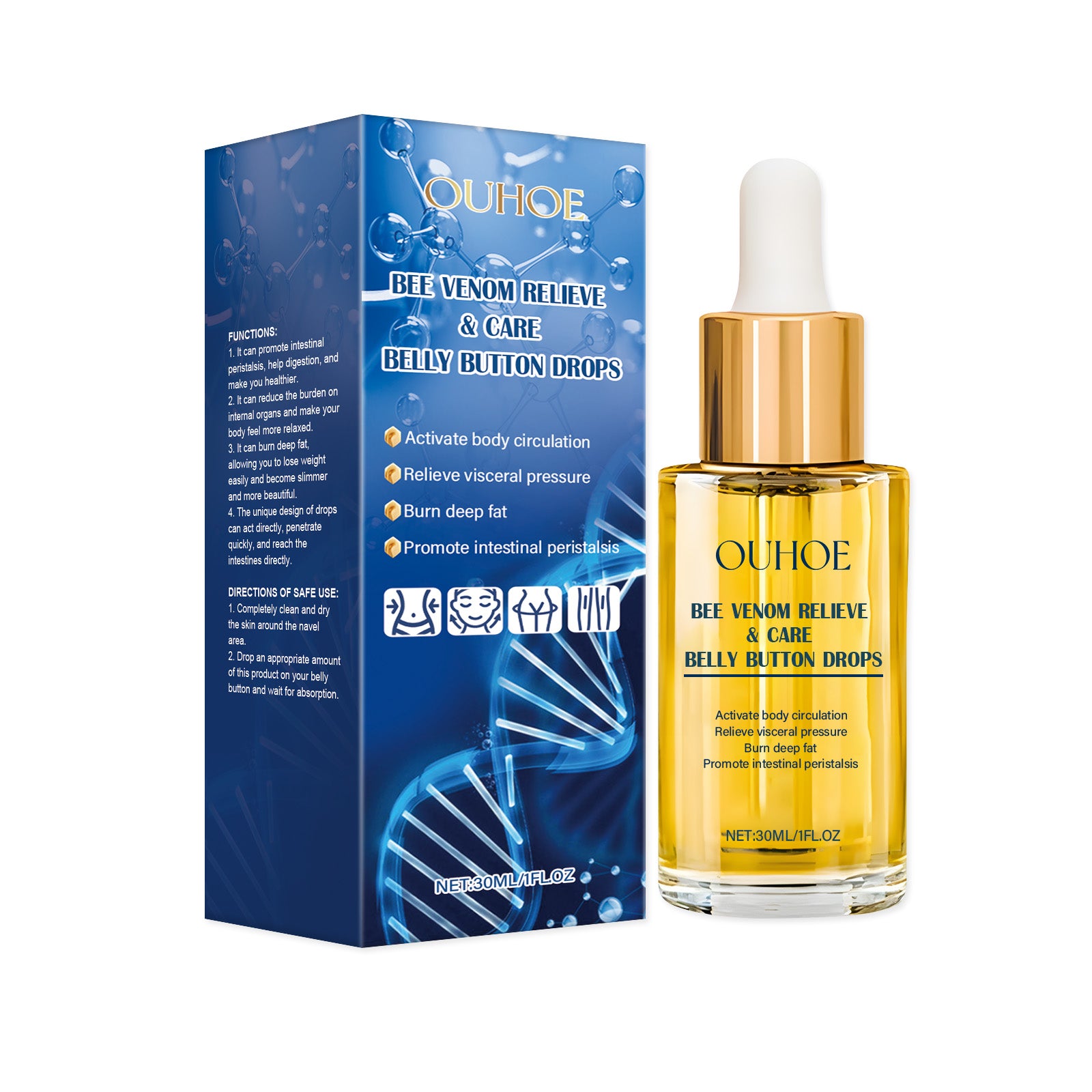 OUHOE Body Care Essence – Warming Firming Hydration Body Serum