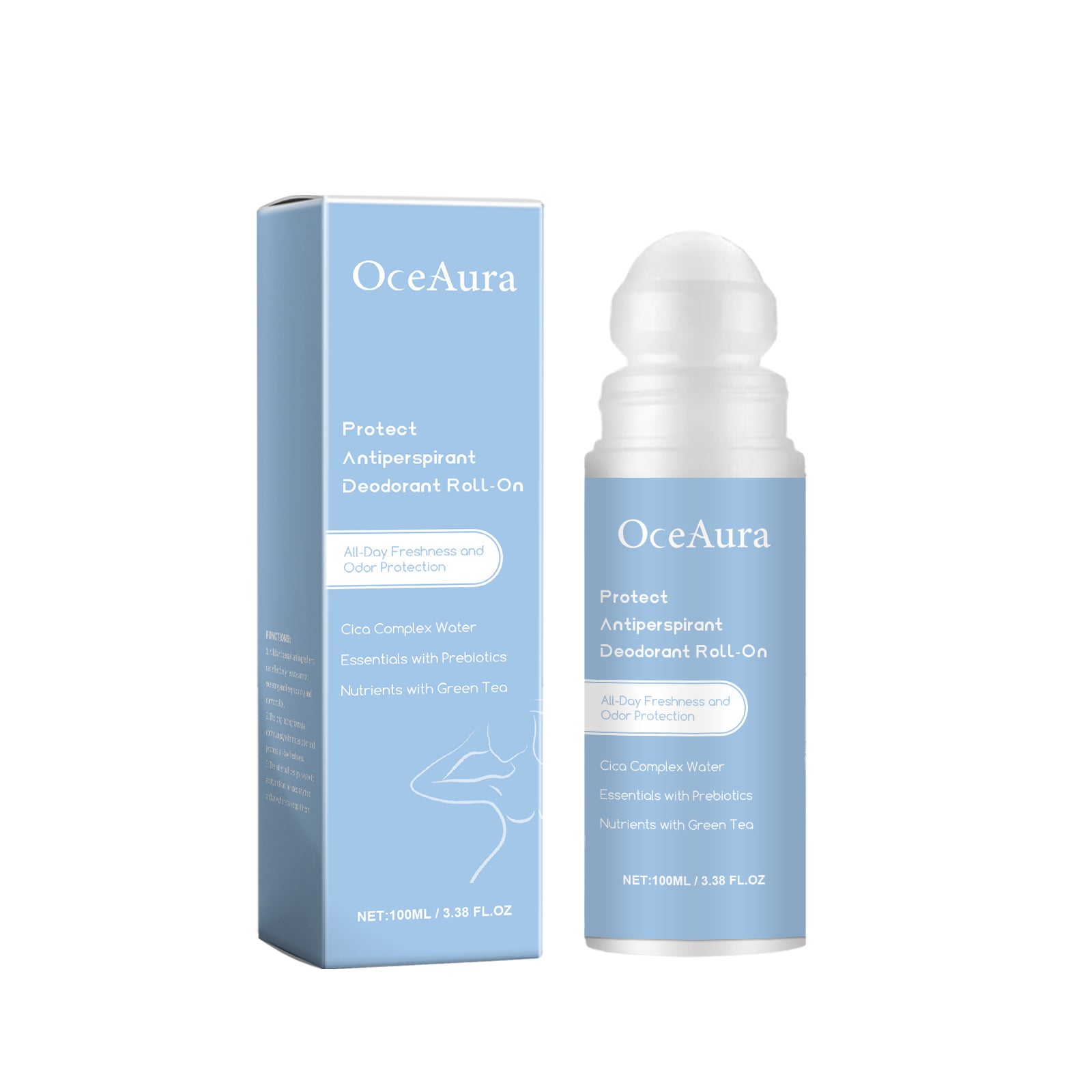 OceAura Underarm Deodorant Pearls – Long-Lasting Freshness Body Care