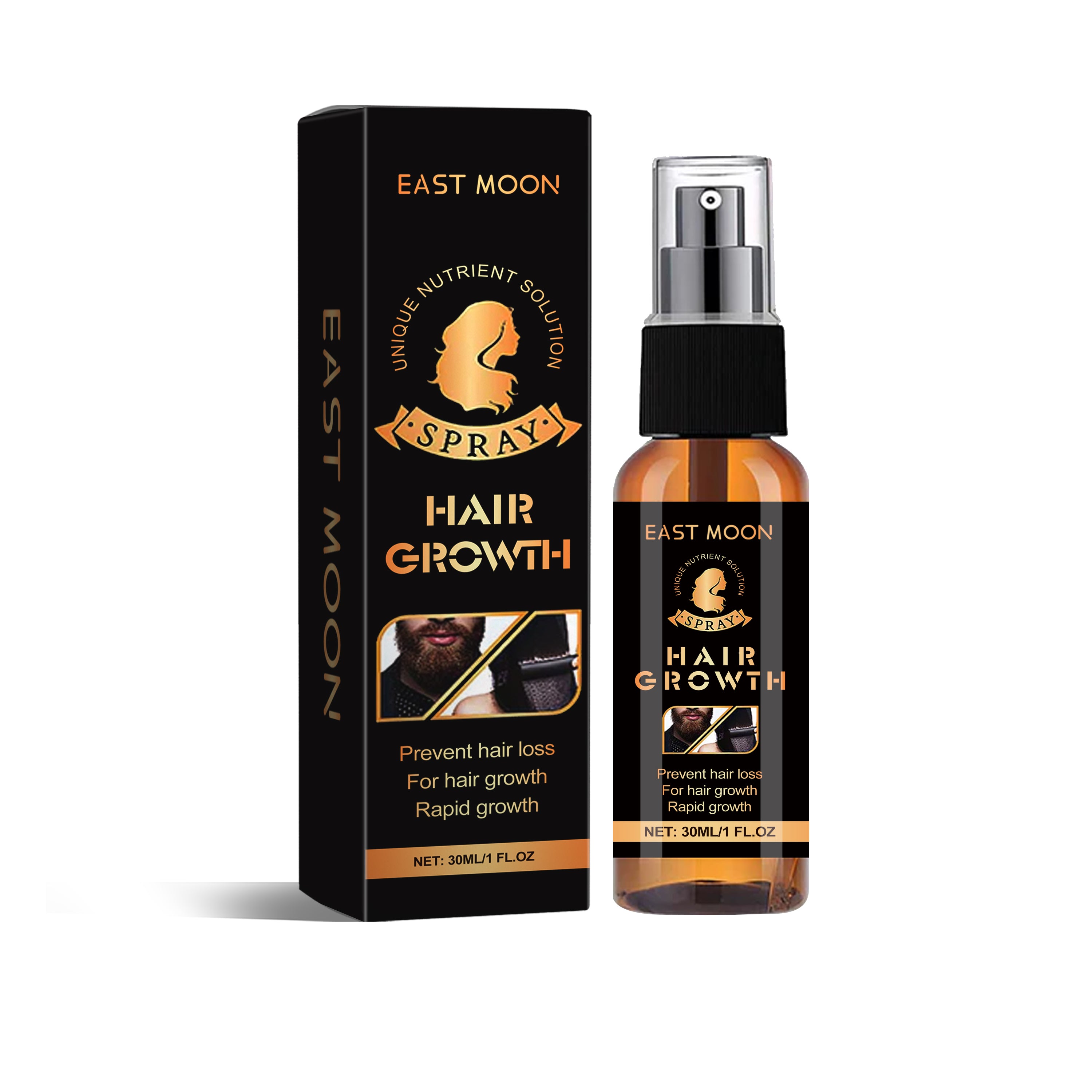 EAST MOON Hair Growth Spray – Oil Control & Scalp Moisturizing Treatment