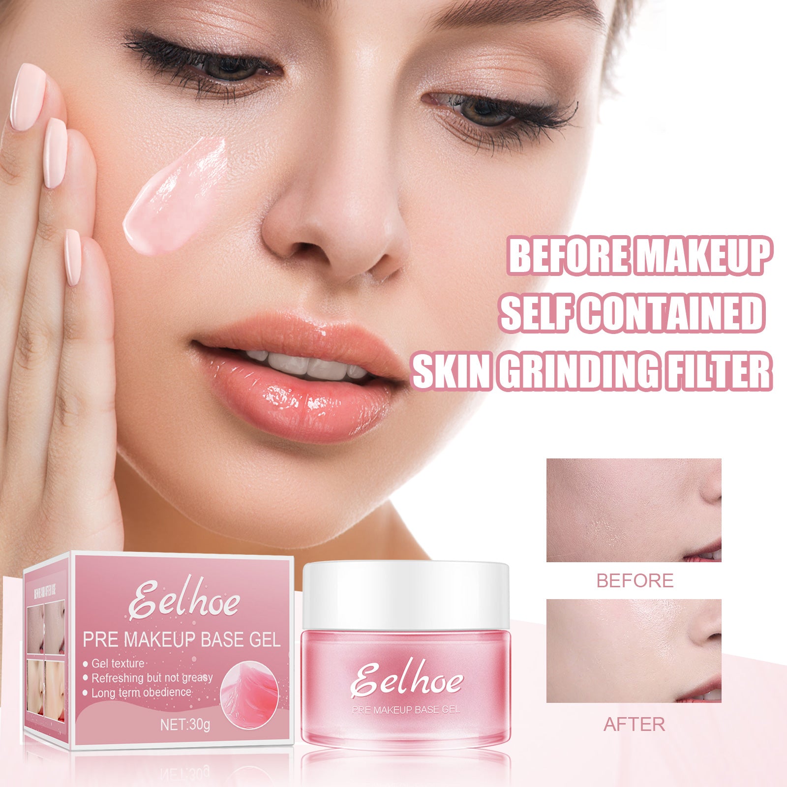 EELHOE Makeup Primer Gel – Hydrating Smoothing Makeup Base