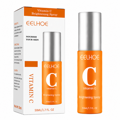 Eelhoe Vitamin C Brightening Spray with packaging on a white background