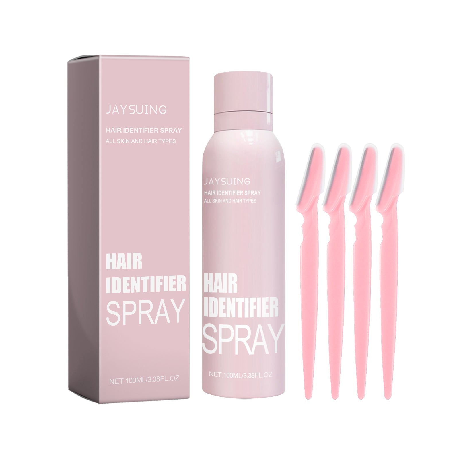 Jaysuing Facial Hair Removal Spray – Gentle Face Hair Remover Mist