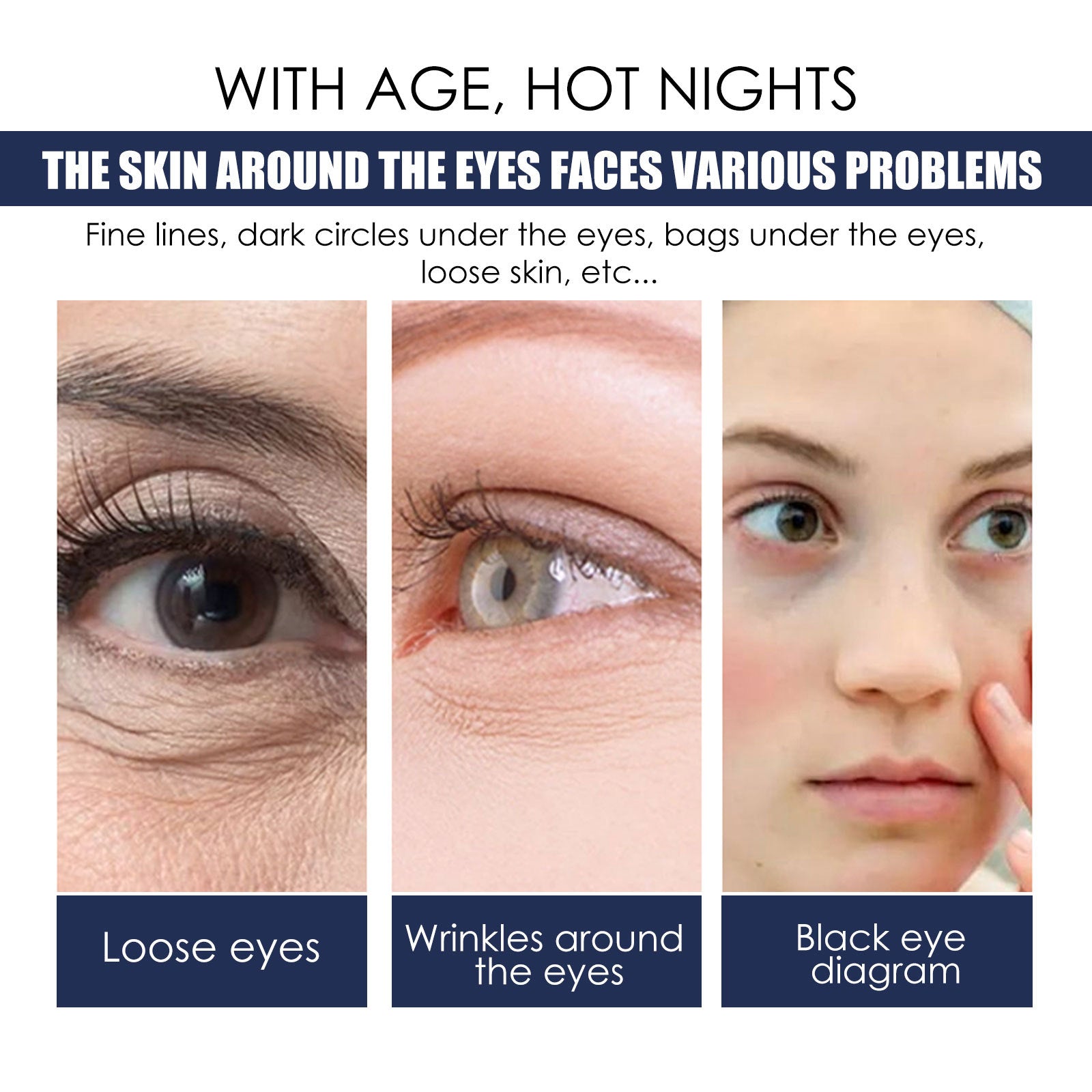 EELHOE Eye Repair Serum – Hydrating Firming Eye Cream for Fine Lines