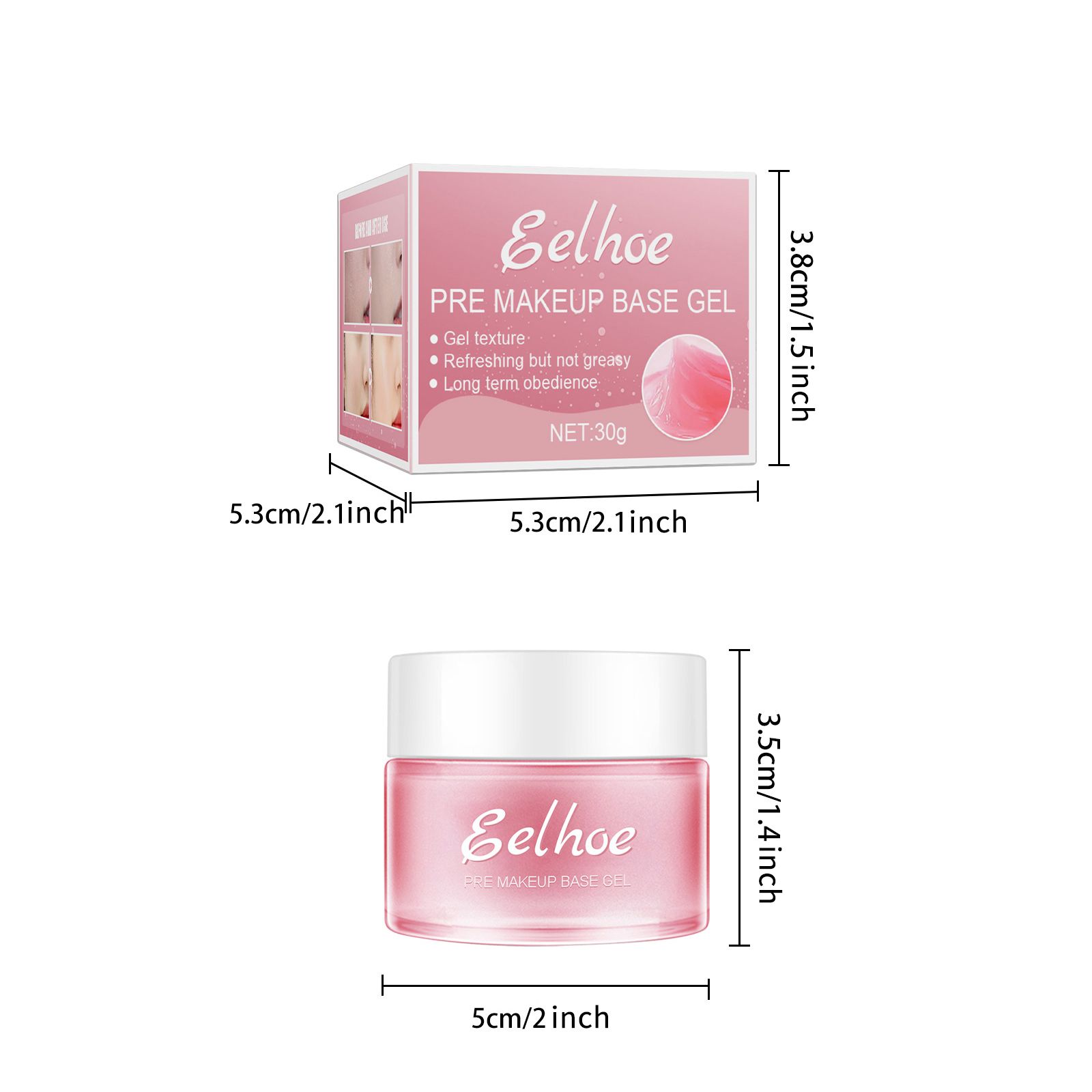EELHOE Makeup Primer Gel – Hydrating Smoothing Makeup Base
