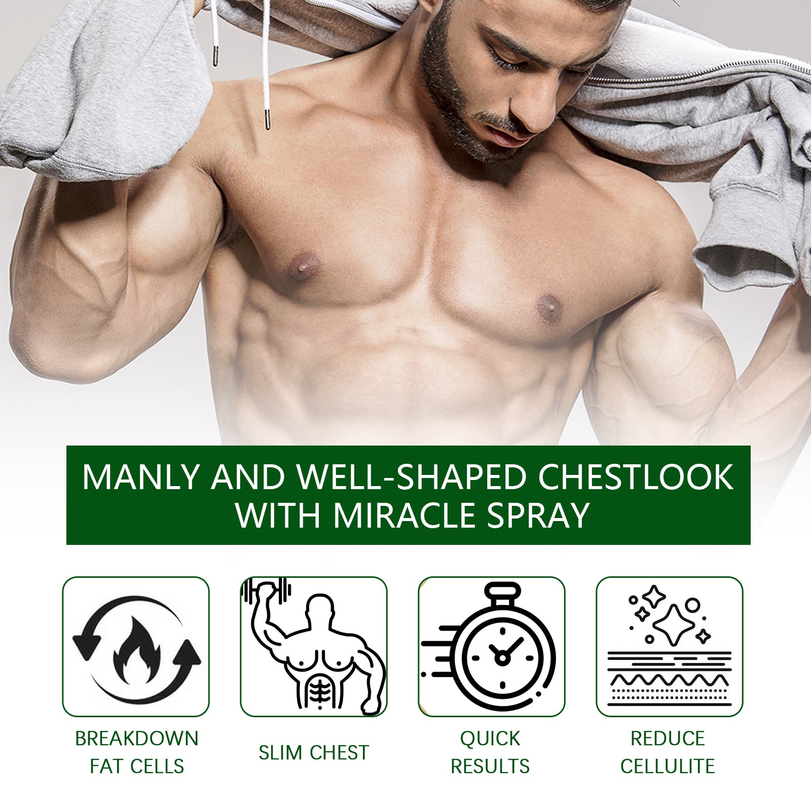 EELHOE Men’s Chest Firming Patch – Anti-Sagging Chest Care Pads