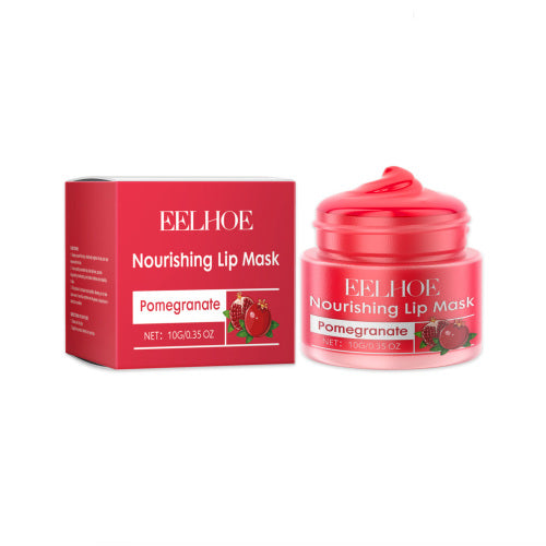 EELHOE Red Pomegranate Lip Mask – Deep Moisturizing Overnight Lip Care